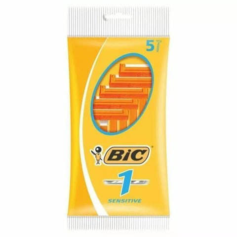 BIC 1 SENSITIVE SHAVER 5PCS - Kurt Supermarket