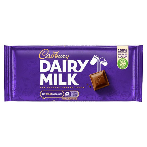 CADBURY DAIRY MILK 110G - MILK CHOCOLATE - Kurt Supermarket