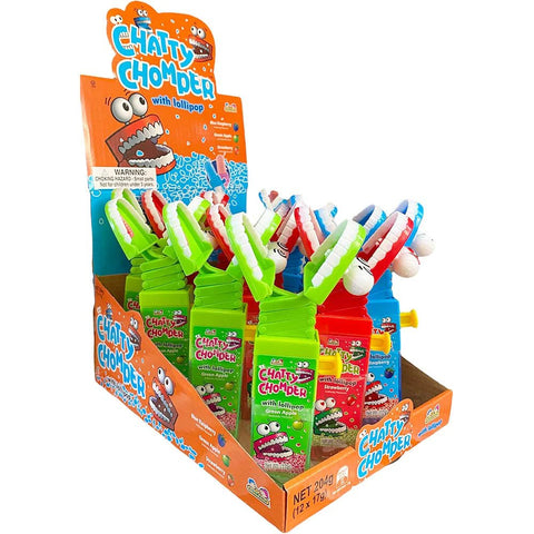 CHATTY CHOMPER LOLLIPOP 0.6OZ - Kurt Supermarket