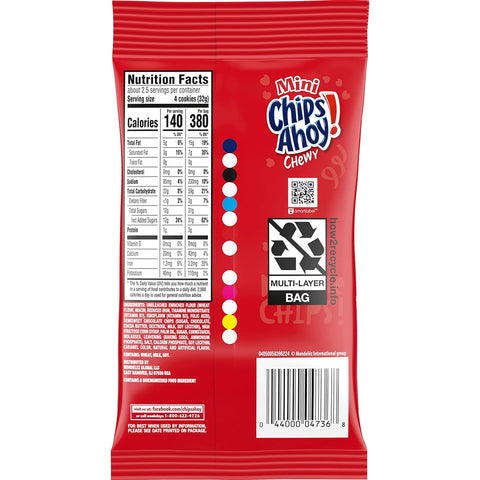 CHIPS AHOY! MINI 3OZ CHEWY - Kurt Supermarket