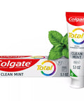 COLGATE TOTAL TOOTHPASTE 5.1OZ - CLEAN MINT - Kurt Supermarket