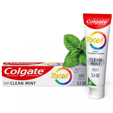 COLGATE TOTAL TOOTHPASTE 5.1OZ - CLEAN MINT - Kurt Supermarket