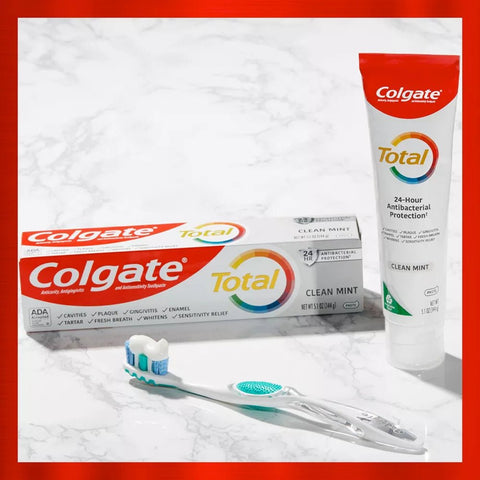 COLGATE TOTAL TOOTHPASTE 5.1OZ - CLEAN MINT - Kurt Supermarket