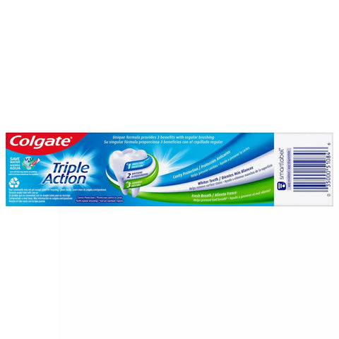 COLGATE TRIPLE ACTION TOOTHPASTE 70G - Kurt Supermarket