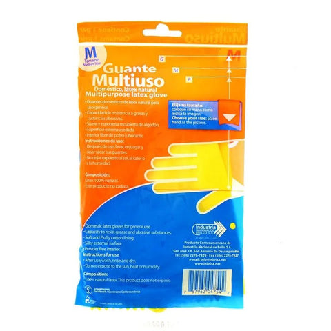 CONTRASTE LATEX GLOVE 1 PAIR - MEDIUM - Kurt Supermarket