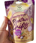 COUNTRY STYLE PLANTAIN CHIPS 45G - SOUR CREAM & ONION - Kurt Supermarket