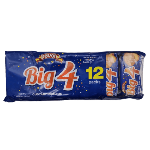 DEVON BIG 4 12X38G - CUSTARD CREAM - Kurt Supermarket