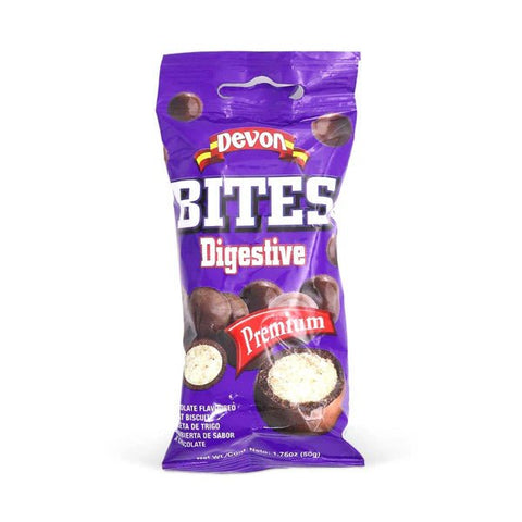 DEVON BITES DIGESTIVE CHOCOLATE 50 G - Kurt Supermarket