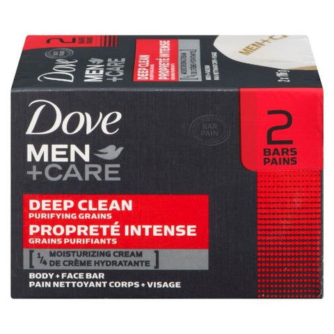 DOVE MEN SOAP 2 BARS *3.75OZ - DEEP CLEAN - Kurt Supermarket