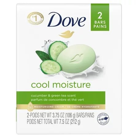 DOVE SOAP 2 BARS 7.5 OZ - COOL MOISTURE - Kurt Supermarket