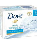 DOVE SOAP 2 BARS 7.5OZ - GENTLE EXFOLIATING - Kurt Supermarket