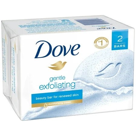 DOVE SOAP 2 BARS 7.5OZ - GENTLE EXFOLIATING - Kurt Supermarket