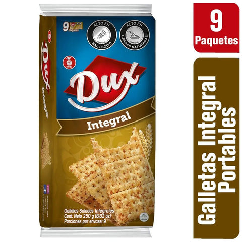 DUX CRACKERS 9PCKS - INTEGRAL WHEAT - Kurt Supermarket