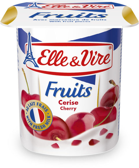 ELLE & VIRE YOGURT 125G - CHERRY - Kurt Supermarket