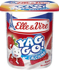 ELLE & VIRE YOGURT 125G - YAG GO - STRAWBERRY - Kurt Supermarket