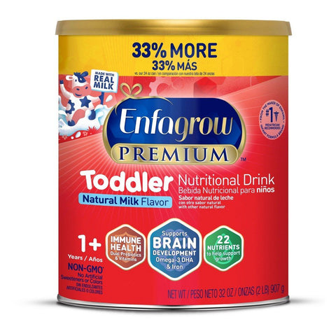 ENFAGROW TODDLER MILK 32 OZ - NATURAL - Kurt Supermarket