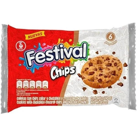 FESTIVAL COOKIE CHIPS 1.41 OZ - CHOCOLATE CHIP - Kurt Supermarket