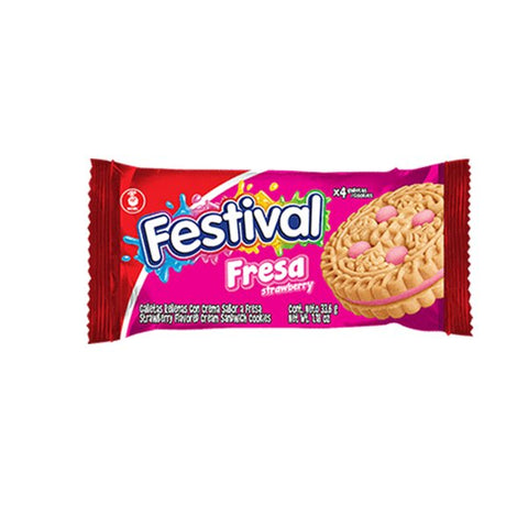 FESTIVAL COOKIES 1.18 OZ - STRAWBERRY - Kurt Supermarket