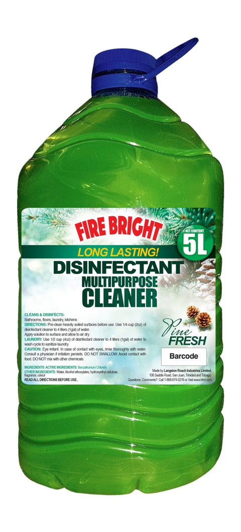 FIREBRIGHT DISENFECTANT 5L - PINE FRESH - Kurt Supermarket