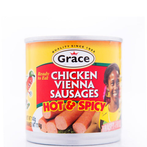 GRACE CHICKEN SAUSAGE 140G - HOT & SPICY - Kurt Supermarket