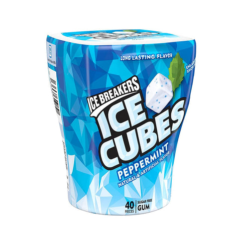 ICE BREAKERS SUGAR FREE GUM 40 PCS - PEPPERMINT - Kurt Supermarket