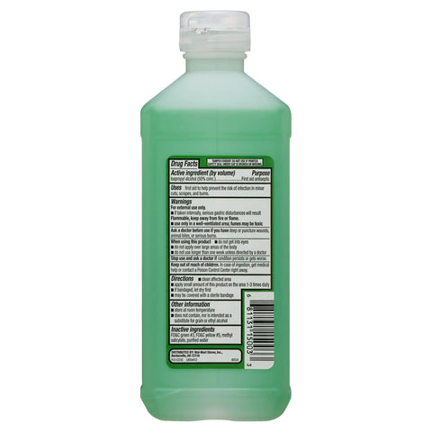 ISOPROPYL RUBBING ALCOHOL 16OZ - WINTER GREEN - Kurt Supermarket