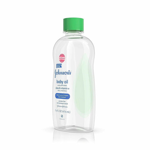 JOHNSON'S BABY OIL 14 OZ - ALOE & VITAMIN E - Kurt Supermarket