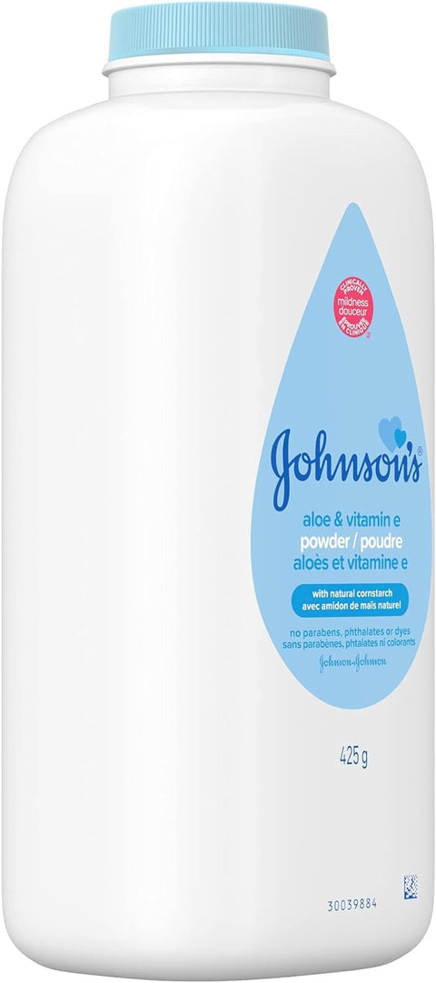 JOHNSON'S BABY POWDER 15 OZ - ALOE & VITAMIN E - Kurt Supermarket