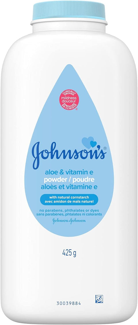 JOHNSON'S BABY POWDER 15 OZ - ALOE & VITAMIN E - Kurt Supermarket