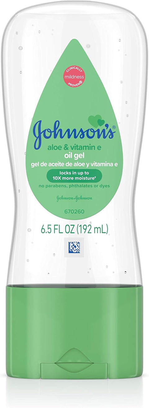 JOHNSON'S OIL GEL 6.5 OZ - ALOE & VITAMIN E - Kurt Supermarket