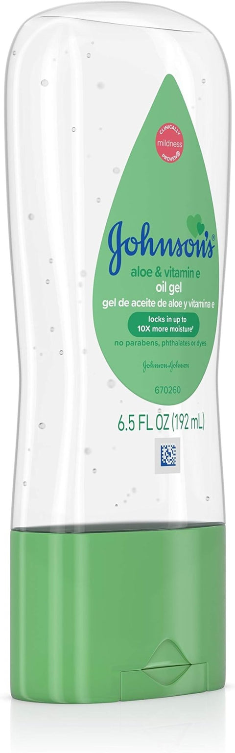 JOHNSON'S OIL GEL 6.5 OZ - ALOE & VITAMIN E - Kurt Supermarket