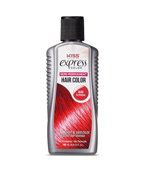 KISS EXPRESS HAIR COLOR 3.5OZ - K49 CRIMSON - Kurt Supermarket