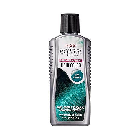 KISS EXPRESS HAIR COLOUR 3.5 OZ - K22 EMERALD - Kurt Supermarket