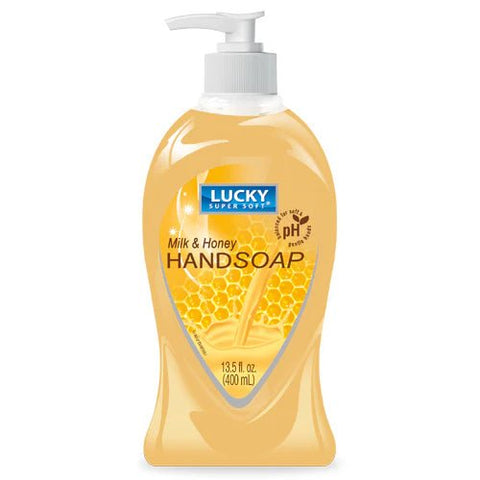 LUCKY HANDSOAP 13.5OZ - MILK & HONEY - Kurt Supermarket