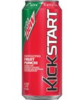 MOUNTAIN DEW KICKSTART 473ML - FRUIT PUNCH - Kurt Supermarket