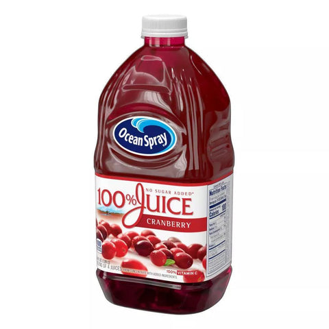 OCEAN SPRAY 100% JUICE DRINK 64 OZ - CRANBERRY - Kurt Supermarket