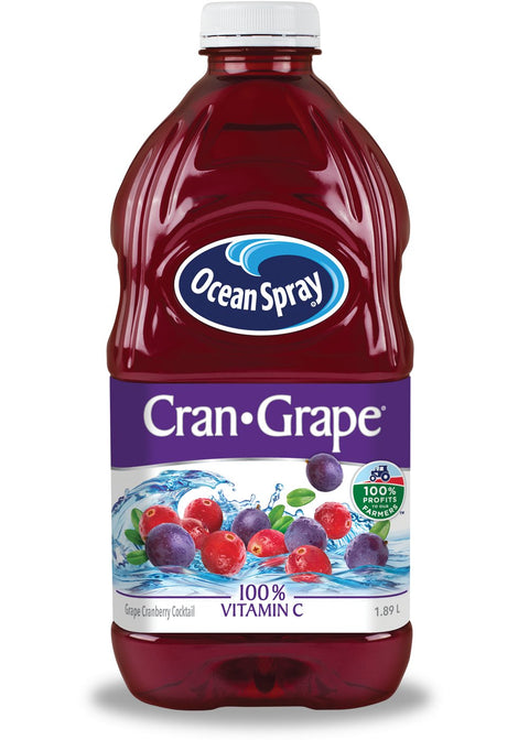 OCEAN SPRAY JUICE DRINK 64OZ - CRAN-GRAPE - Kurt Supermarket