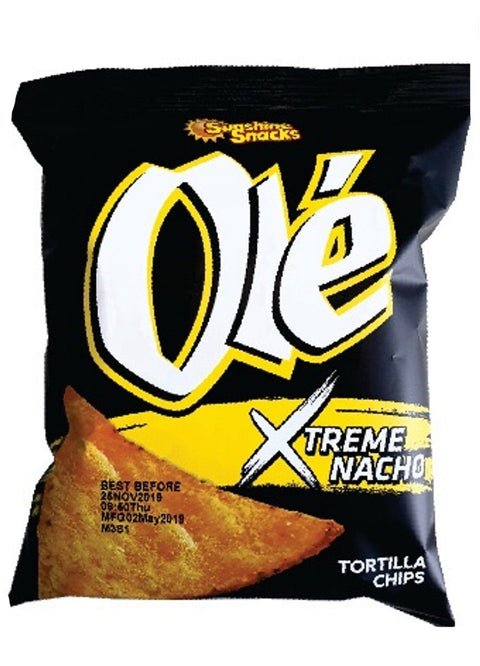 OLE XTREME NACHO 43G - TORTILLA CHIPS - Kurt Supermarket