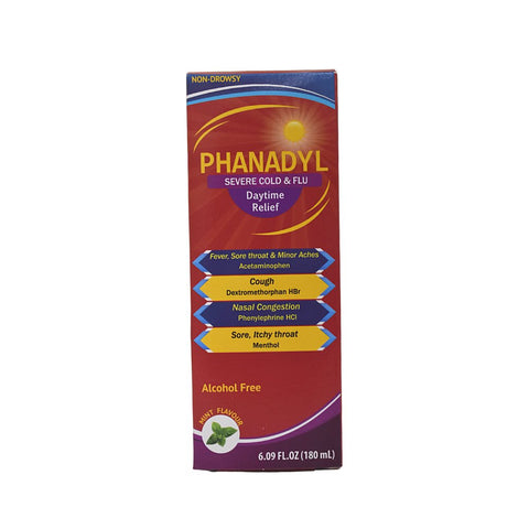 PHANADYL SYRUP 180ML - DAYTIME - Kurt Supermarket