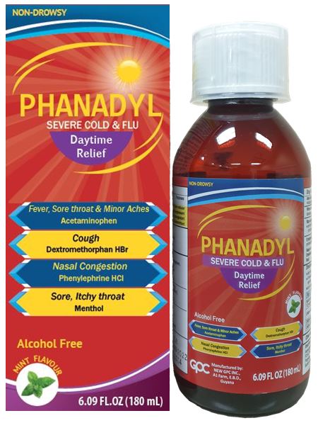 PHANADYL SYRUP 180ML - DAYTIME - Kurt Supermarket