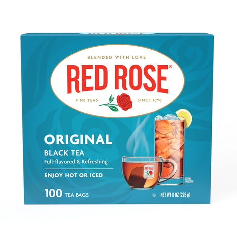 RED ROSE BLACK TEA 100PCS - ORIGINAL - Kurt Supermarket