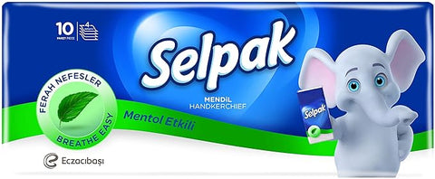 SELPAK HADKERCHIEF 10PCS - MENTHOL - Kurt Supermarket