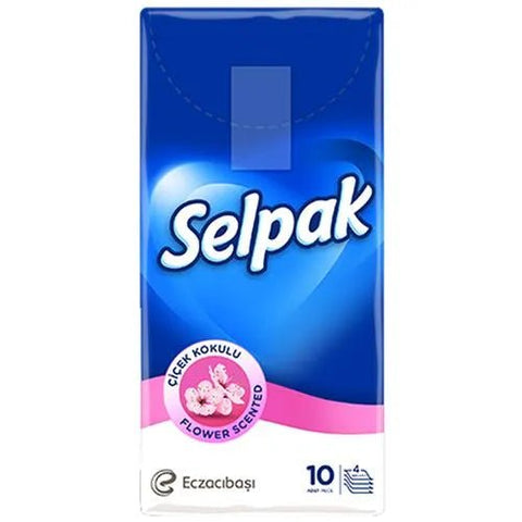 SELPAK HANDKERCHIEF 10PCS - FLOWER SCENTED - Kurt Supermarket