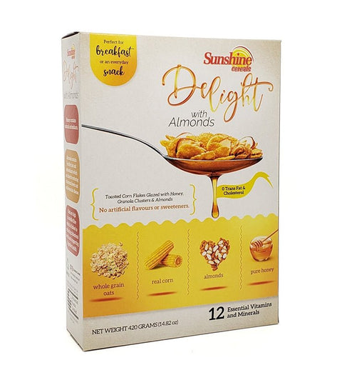 SUNSHINE DELIGHT WITH ALMONDS CEREAL 420G - Kurt Supermarket