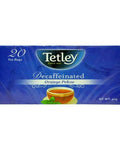 TETLEY BLACK TEA 20PCS - 40G DECAFFEINATED - Kurt Supermarket