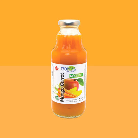 TROPICAL DELIGHT JUICE 16 OZ - MANGO CARROT - Kurt Supermarket