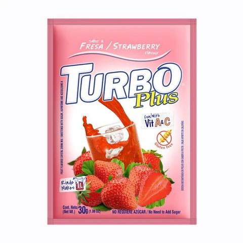 TURBO DRINK MIX 30G - STRAWBERRY - Kurt Supermarket