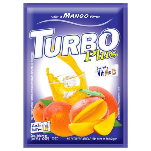 TURBO DRINK MIX 35G - MANGO - Kurt Supermarket