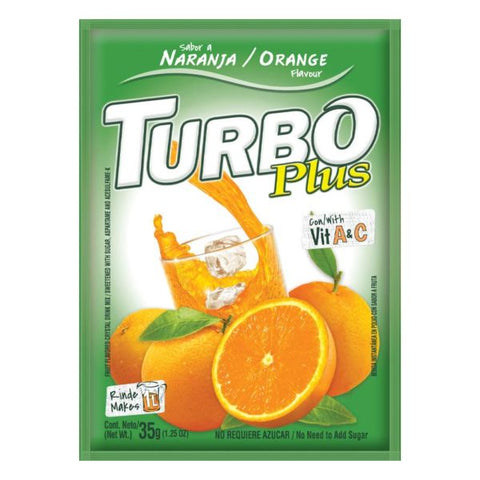 TURBO DRINK MIX 35G - ORANGE - Kurt Supermarket