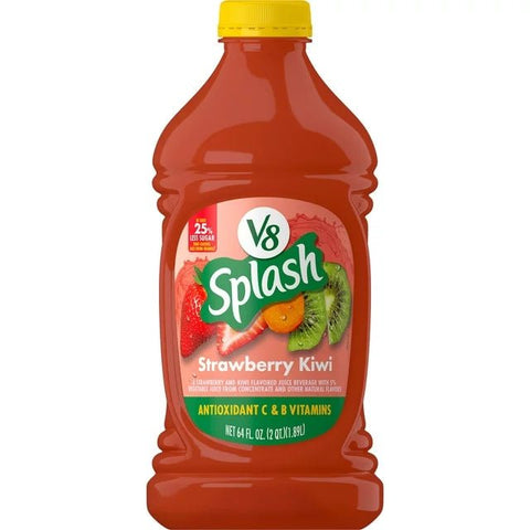 V8 SPLASH JUICE 64OZ - STRAWBERRY KIWI - Kurt Supermarket